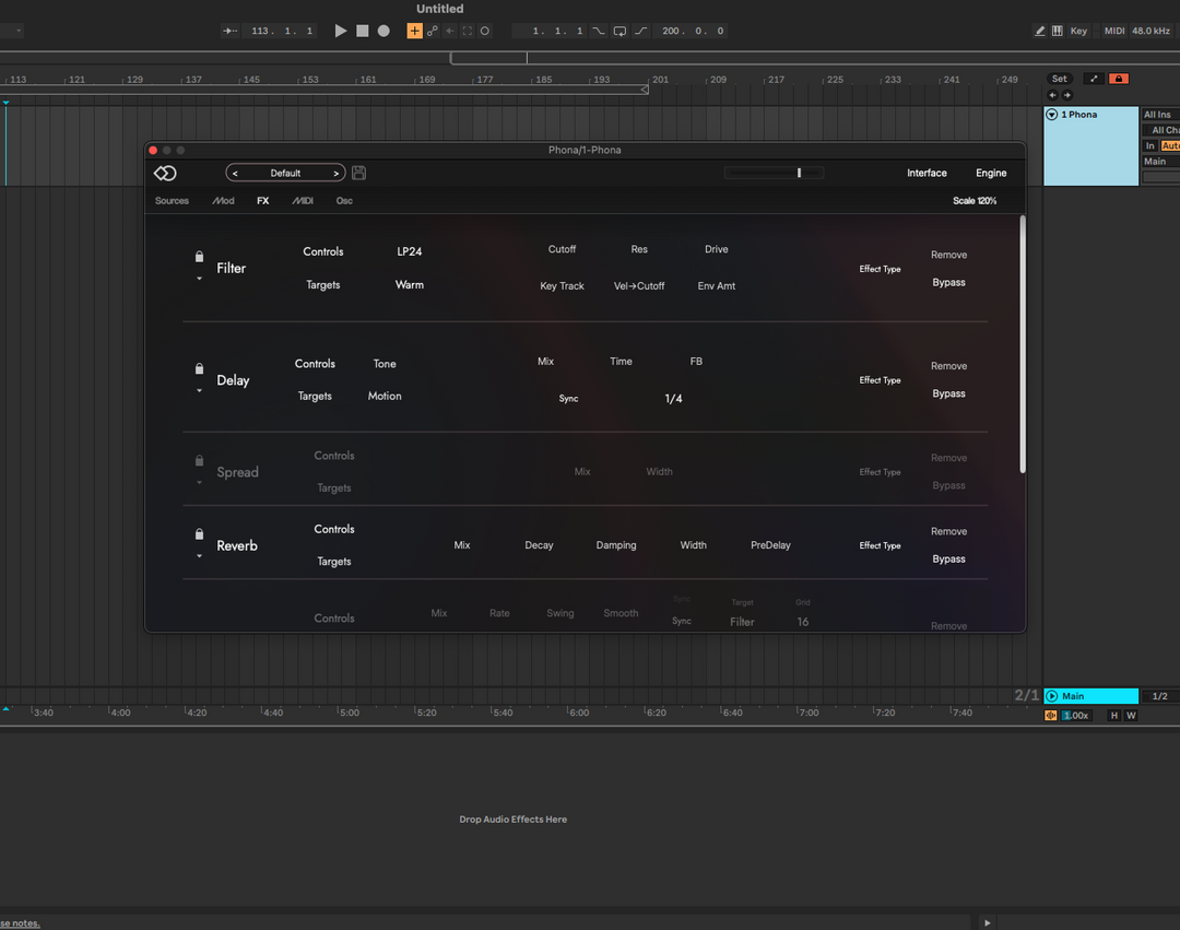 PHONA: Vocals and Synths